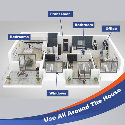 Twin Draft Guard™ Stop Dust, Heat & Drafts From Entering Your Home