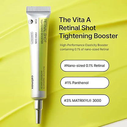 💎Celimax Vita A Retinal Shot Anti-Aging Serum – 0.1% Retinal & 3% Matrixyl | Wrinkle & Pore Minimizer