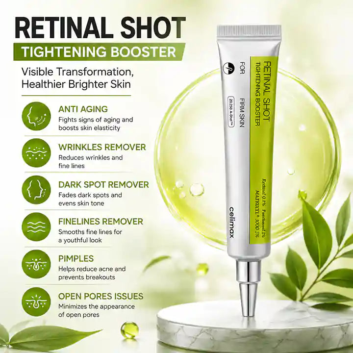 💎Celimax Vita A Retinal Shot Anti-Aging Serum – 0.1% Retinal & 3% Matrixyl | Wrinkle & Pore Minimizer