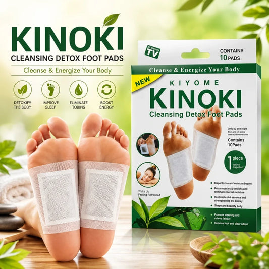 Kiyome Kinoki Detox Foot Patch – Natural Body Cleansing & Toxin Removal