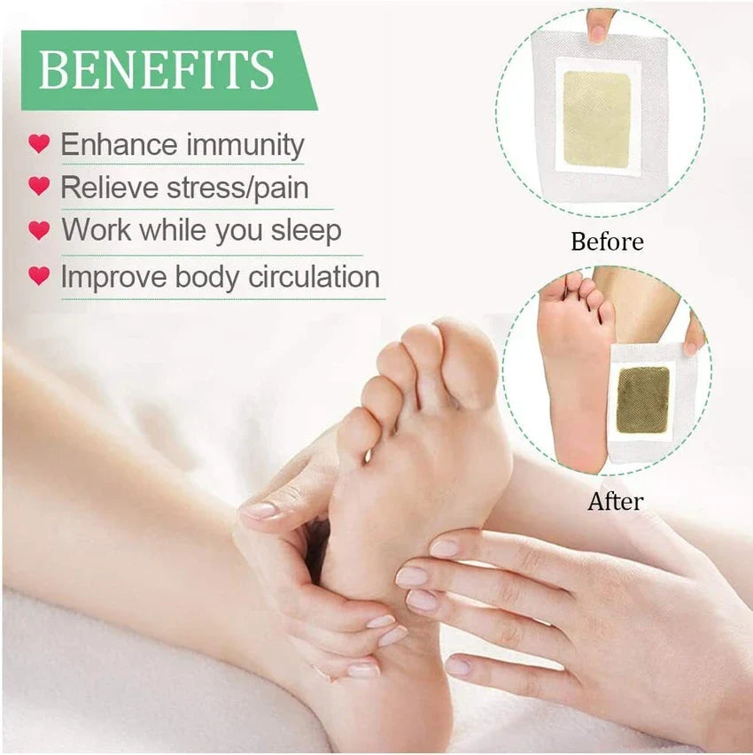 Kiyome Kinoki Detox Foot Patch – Natural Body Cleansing & Toxin Removal